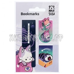 Закладки магнитные для книг 3 шт "Catbox" MESHU MS_46725, MS_46725