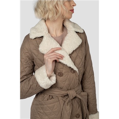 05-2136 Куртка женская зимняя (пояс)