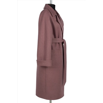 01-11136 Пальто женское демисезонное (пояс)