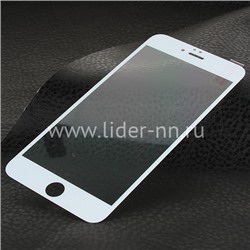 Защитное стекло на экран для iPhone6 Plus  2D белое