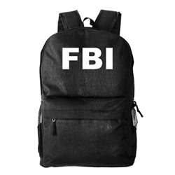 Рюкзак текстильный, молодежный "FBI"
