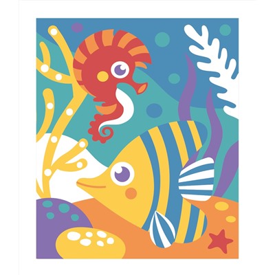 Песочная фреска «Кораловый риф» (7 цветов)