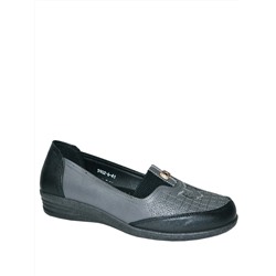 Туфли 5902-6, черный/серый