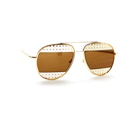 Солнцезащитные очки 1146 золото коричневый