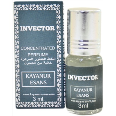 Kayanur Esans Concentrated Perfume INVECTOR (Масляные турецкие духи ИНВЕКТОР, Каянур Эссенс), 3 мл.