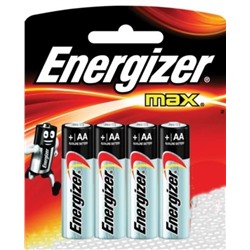 Батарейка  Energizer LR06 (пальч.) Alkaline MAX BP4  блистер АКЦИЯ! СКИДКА 35%
