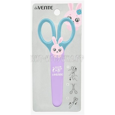 Ножницы детские 13,5 см в футляре 100% Cute Rabbit  deVente 8010013, 8010013