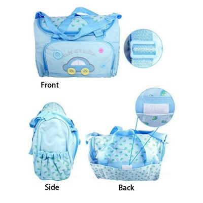 Комплект из 3х сумок для мамы голубой