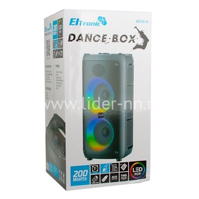 Колонка 05" (20-41 DANCE BOX 200) динамик 2шт/5" ELTRONIC с TWS                  
                                          
                                -10%