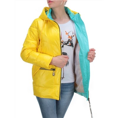 8257 YELLOW Куртка демисезонная женская BAOFANI (100 гр. синтепон) размер 48/50 российский