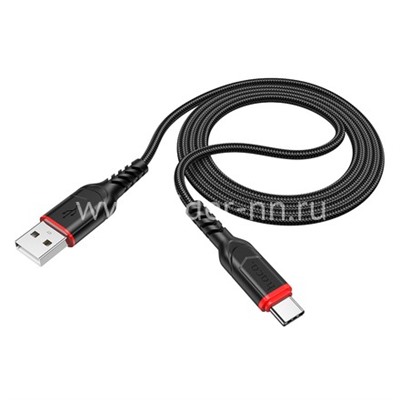 USB кабель для USB Type-C 1.0м HOCO X59 (черный) 3.0A