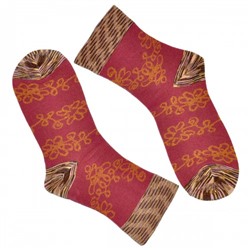 Носки женские "Kawaii" (Floral pattern) комплект 2 пары