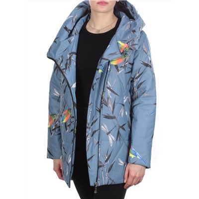 806 BLUE Куртка женская демисезонная (100 гр. синтепон) размер 58
