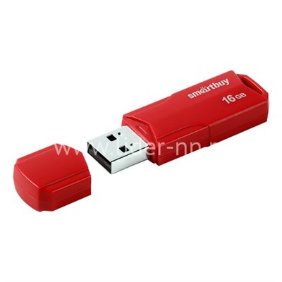 USB Flash 16GB SmartBuy CLUE красный 2.0