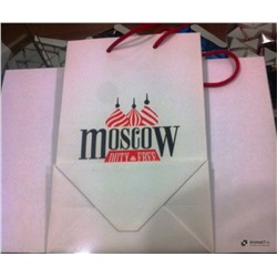 Подарочный бумажный пакет Moscow Duty Free (малый)