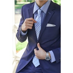 Галстук классический галстук мужской галстук с геометрическим рисунком в деловом стиле "Шаг вперед" SIGNATURE #783976