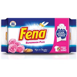 FENA Superwash Plus, Rose & Chandan Fragrance (ФЕНА хозяйственное мыло для стирки белья, аромат розы и сандала), 300 г.