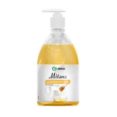 Крем-мыло жидкое увлажняющее "Milana молоко и мед" (флакон 500 мл)