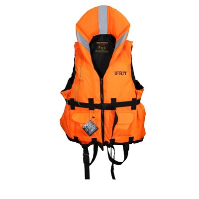 Жилет спасательный "Ifrit-90", цв. оранжевый, тк. Оксфорд 240D,