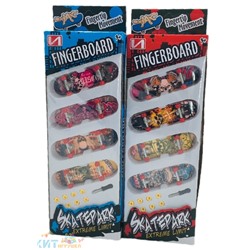 Набор Фингерборд для пальцев Граффити 4 шт в ассортименте 998-3, 998-3