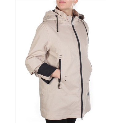 F3921 BEIGE Ветровка женская CO-COCOPINE (85% хлопок, 15% полиэстер) размер 44 (идет на 50 российский)