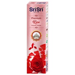 Premium ROSE Incense Sticks, Sri Sri Tattva (Премиум РОЗА благовония, Шри Шри Таттва), 100 г.