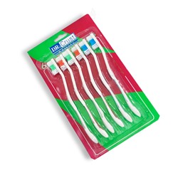 Набор цветных зубных щеток "Dr. Crust" 6 шт