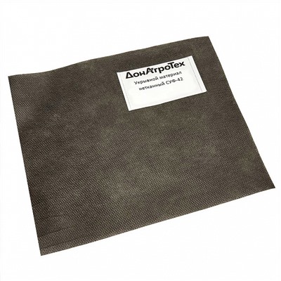 Нетканый укрывной материал СУФ 42 г/м² (3,2×10 м) ЗЕЛЕНЫЙ ЛУГ, черный, в пакете