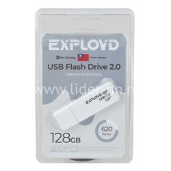 USB Flash 128GB Exployd (620) белый