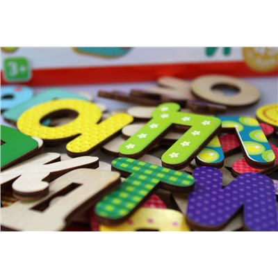 Развивающая игра «Азбука деревянная» Baby Toys Wood