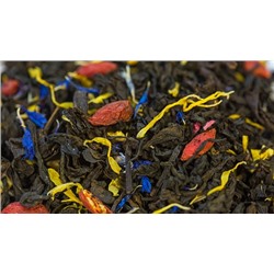 VITALITY - АКТИВ (имбирно-грейпфрутовый) чай зеленый крупнолистовой с добавками, Конунг, пакет 500 г.