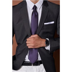 Галстук классический галстук мужской в рубчик галстук в деловом стиле "Игроки" SIGNATURE #779889