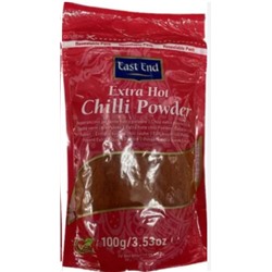 Extra Hot CHILLI POWDER, East End (Экстра острый ПЕРЕЦ ЧИЛИ МОЛОТЫЙ, Ист Энд), 100 г.