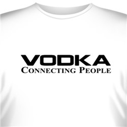 Футболка "Vodka - Connecting People" (2)