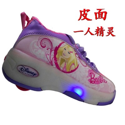 Роликовые кроссовки детские с LED подсветкой РК 534