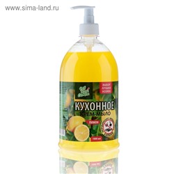 Жидкое мыло кухонное «Для всей семьи» Нежное Лимон, 1 л.