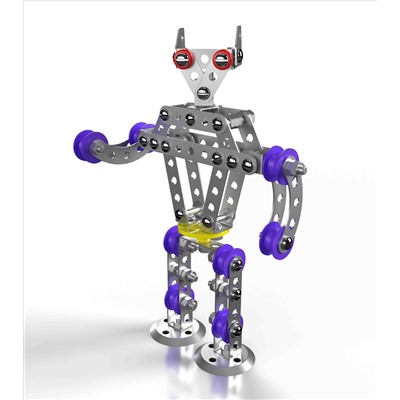 Конструктор металлический для уроков труда 3 в 1 (Робот Р1, Робот Р2, ЗПУ)