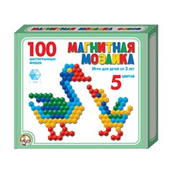 Магнитная мозаика шестигранная для детей (100 элементов)