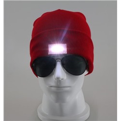 Вязаная шапка с светодиодами 5LED