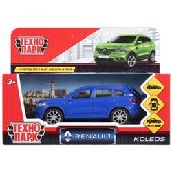 Модель Инерционная Технопарк Renault Koleos (12см, металл, открываются двери, синяя, в коробке) KOLEOS-BU, (Shantou City Daxiang Plastic Toy Products Co., Ltd)