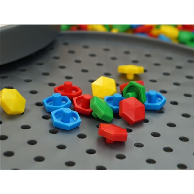Детская шестигранная пластмассовая мозаика (100 элементов)