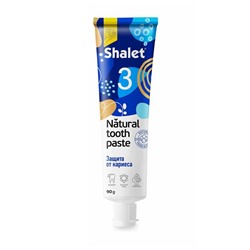 Зубная паста  Освежающая 3 90г Защита от кариеса Shalet