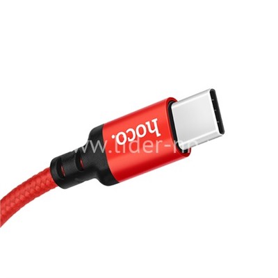 USB кабель для USB Type-C 1.0м HOCO X14 (черный) 3.0A