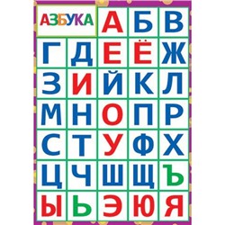 919532 Плакат "Азбука" (А4), (МирОткр)