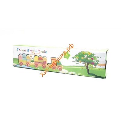 Паровозик + Кубики (дерево) 93-15, 93-15