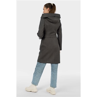 01-11090 Пальто женское демисезонное (пояс)