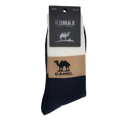 Носки  Муж.  Р-р 42-48 KOMAX (85% хлопок,5% вербл.,8% полиам.,2% лайкра) Разноцв.Camel M883