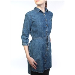 A66007 Рубашка джинсовая женская (100 % хлопок) размер S - 42-44 российский