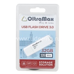USB Flash  32GB Oltramax (320) белый 3.0