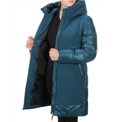 9988 TURQUOISE Куртка зимняя женская MIKOLAI (200 гр. холлофайбера) размеры 48-50-52-54-56-58